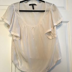 White BCBG Blouse